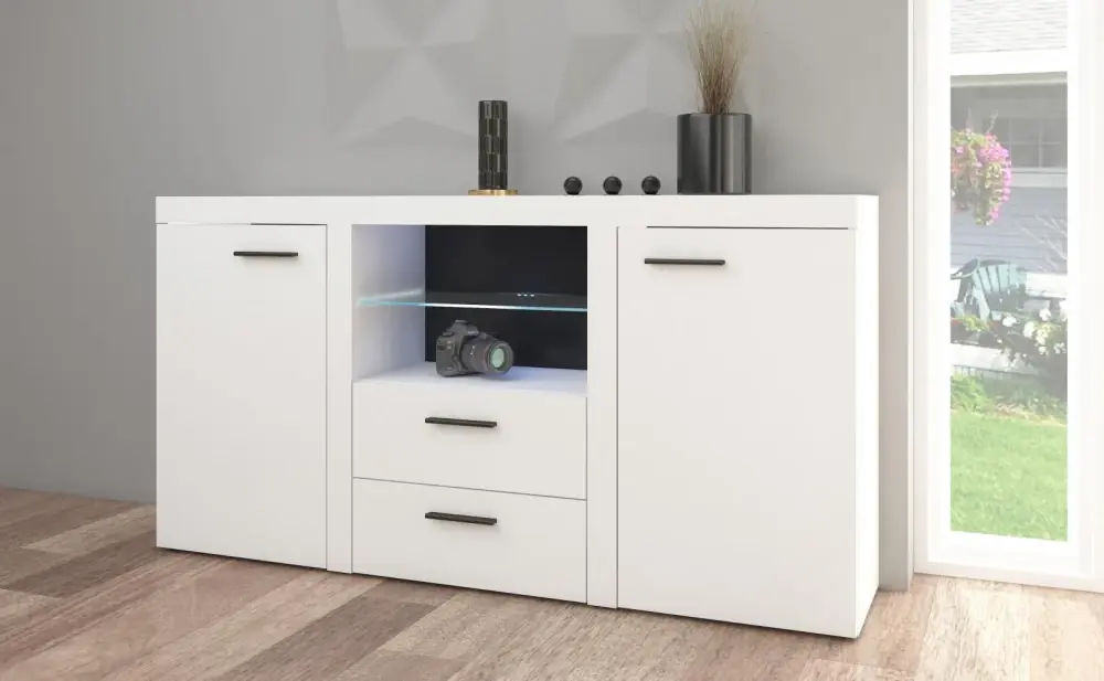 Komoda Rizo 2D2S bílá Sleva