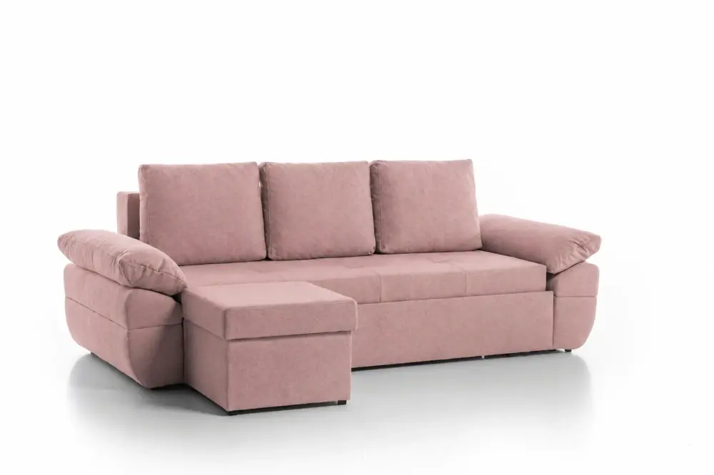 Rohová rozkládací pohovka na každodenní spaní 160x200 Lux 8 Sezónní Sleva