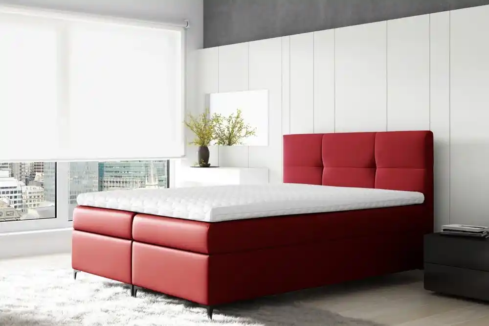 Boxspring postel Bora 300x200 cm - výběr barev Sezónní Sleva