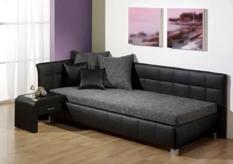 Sezónní Sleva Rohová čalouněná postel Vanesa 130x200