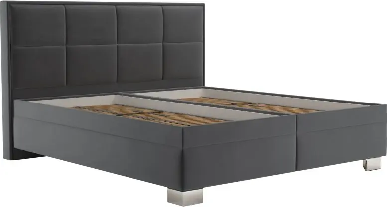 Sleva Postel Elezar 180x200 šedá