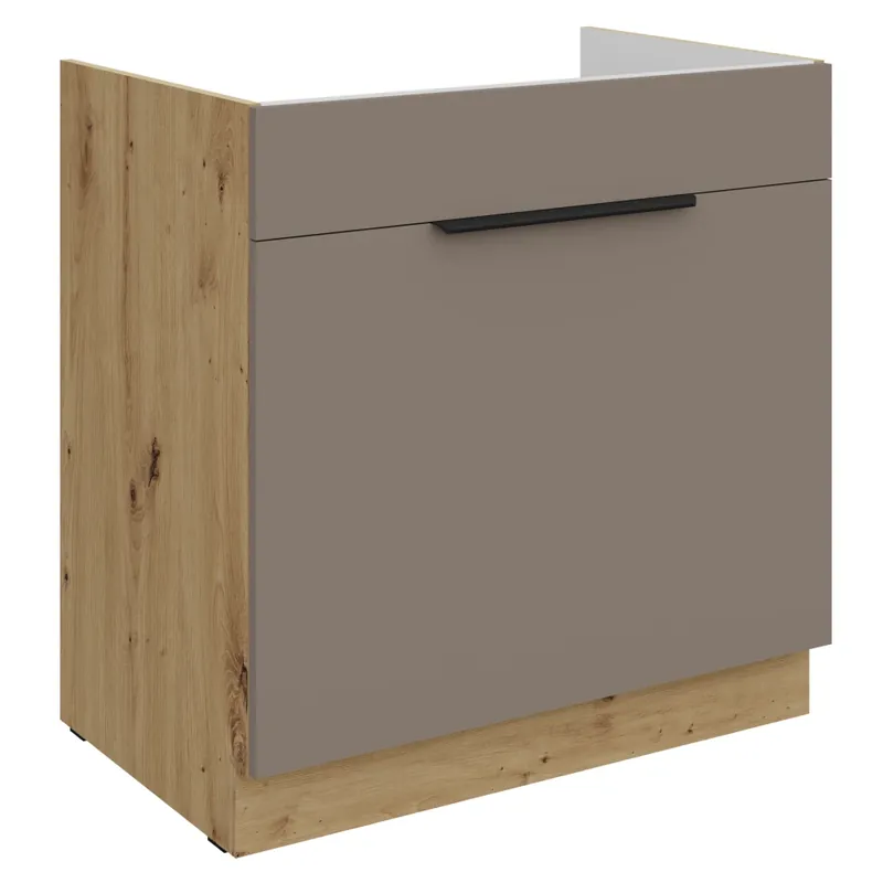 Oblíbený Dřezová skříňka, sandgrau/dub artisan, FRISBO 80 ZL 1S BB