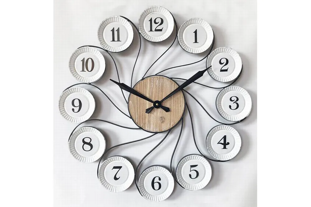 Hodiny HA1618 nástěnné, MDF a kov, 60cm Značkový