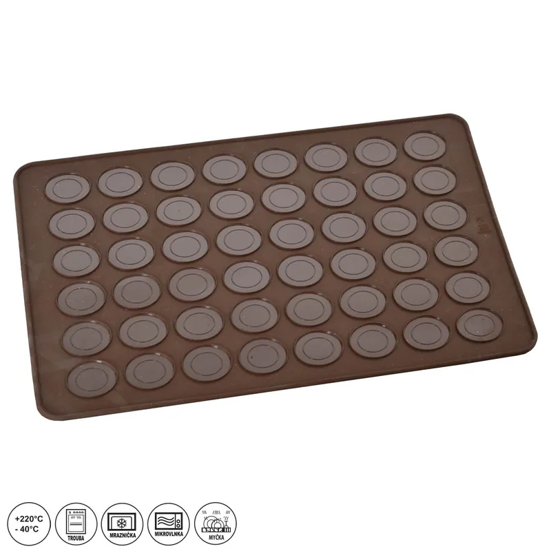 Značkový Forma silikon makronky 48