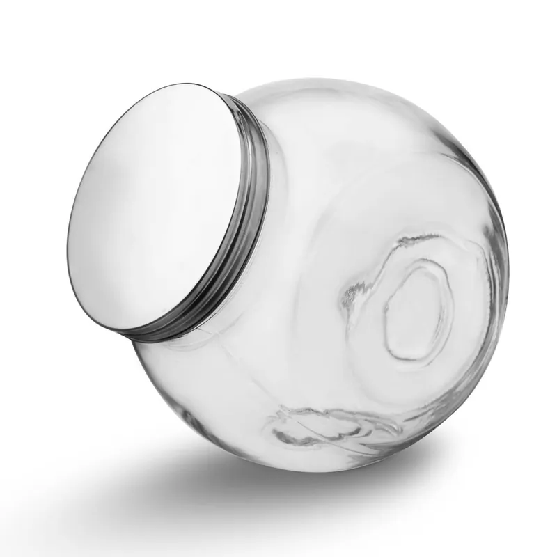Dóza sklo/nerez s víkem 1,7 l kulatá Cenově Výhodný