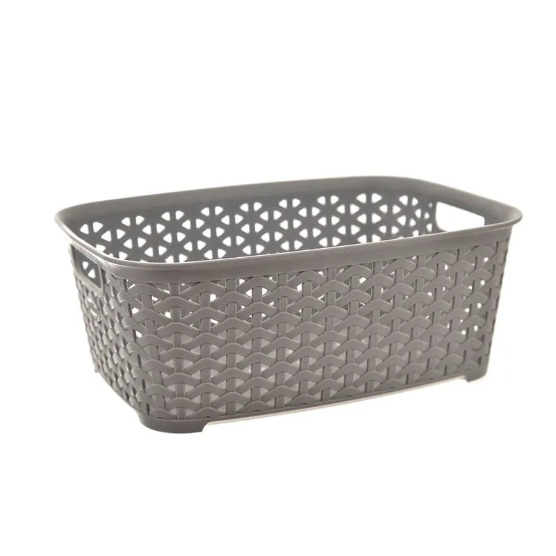 Tovární Cena Košík UH RATAN Hobby 29x21,5x11 cm šedá