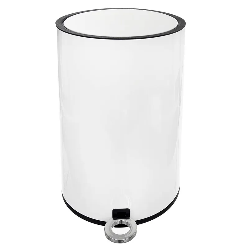 Vysoce Kvalitní Koš odp. kov/UH s pedálem WHITE 12 l