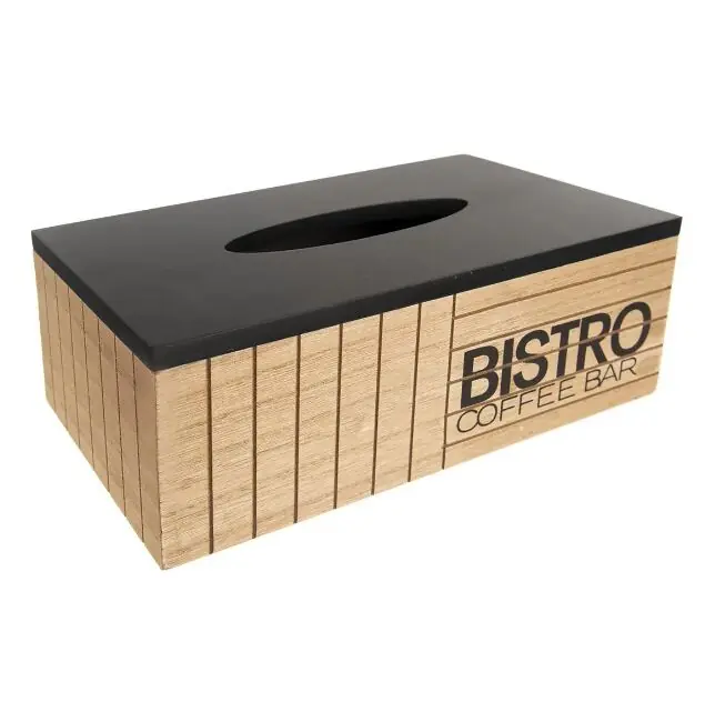 Nízká Cena Box dřevo na papírové kapesníky Bistro, náhrada 811274