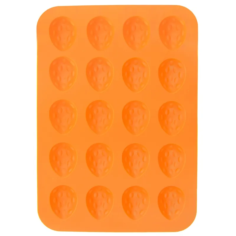 Forma silikon ořechy 20 oranžová Cenová Bomba