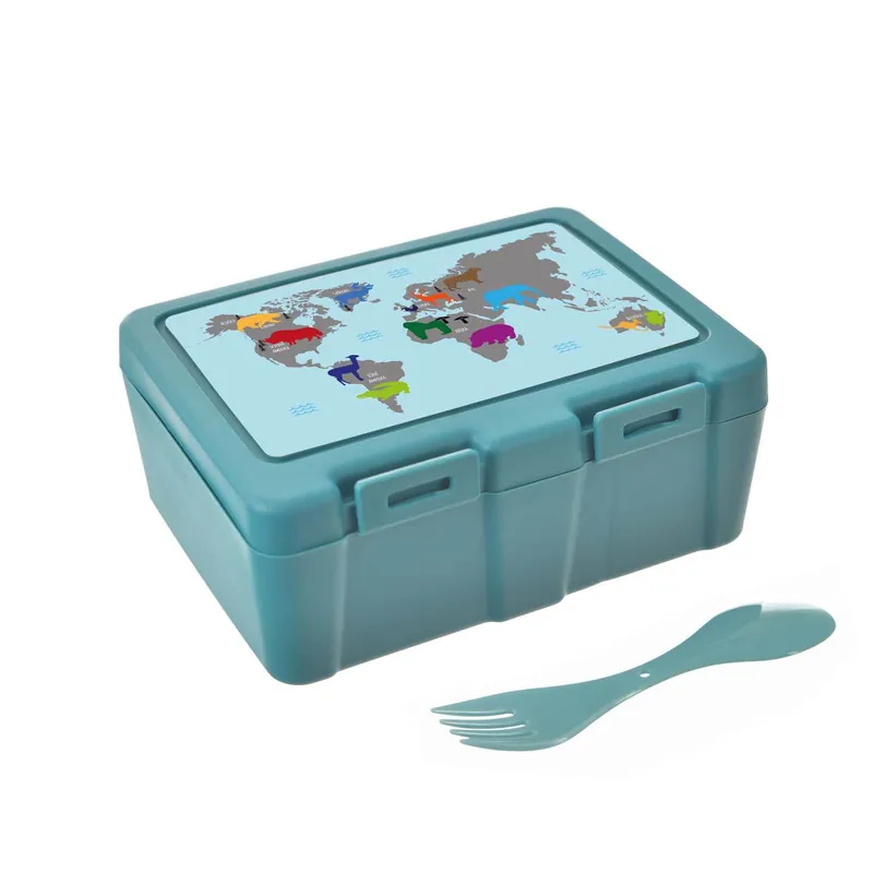 Nová Kolekce Box UH svačina Lunch 18x14x7,5 cm dělený Svět
