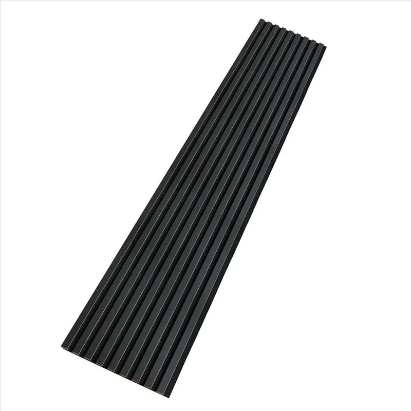 Cenový Hit Dekorační obkladový SLAT panel akustic 27-18 Lamino Black