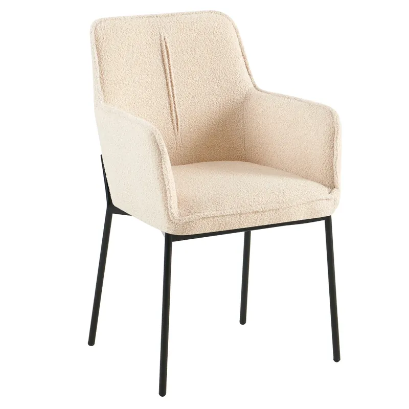 Designové křeslo, béžová/černá, REMOND Akční Cena
