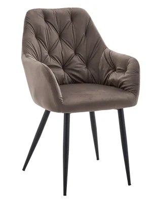 Cenová Bomba Designové křeslo, hnědá Velvet látka, VERIO NEW