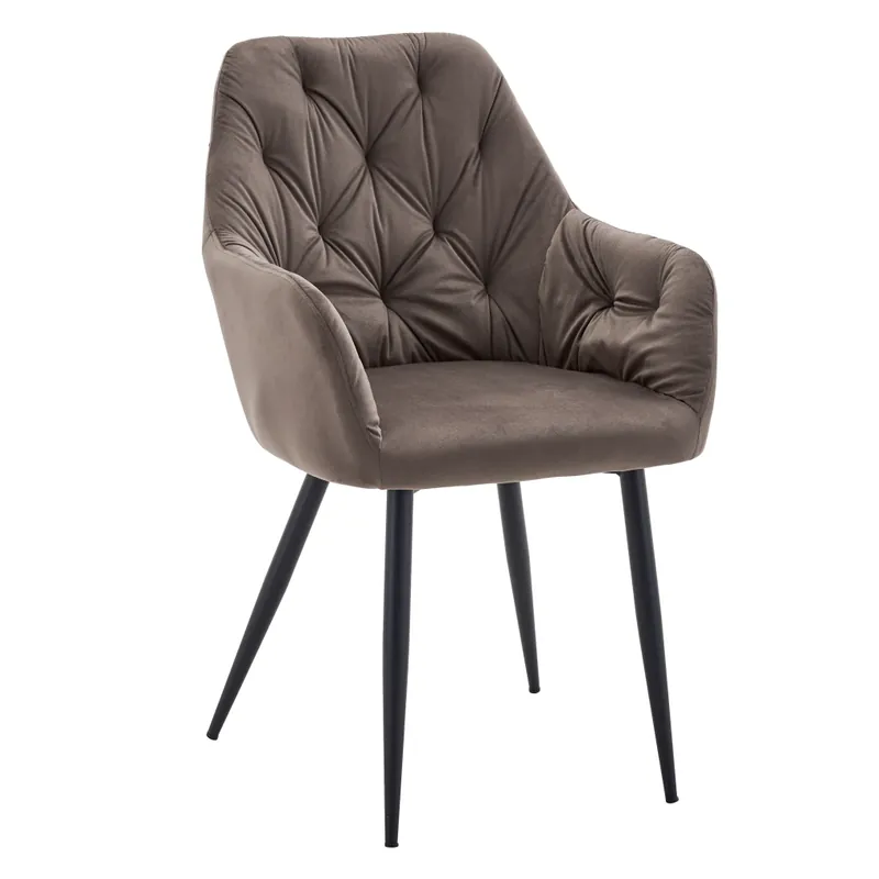 Cenová Bomba Designové křeslo, hnědá Velvet látka, VERIO NEW