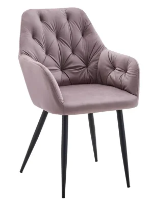 Designové křeslo, růžová Velvet látka, VERIO NEW Zlevněný