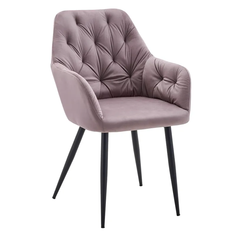 Designové křeslo, růžová Velvet látka, VERIO NEW Zlevněný