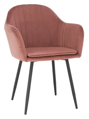 Designové křeslo, růžovohnědou Velvet látka, ZIRKON Odeslání Ihned