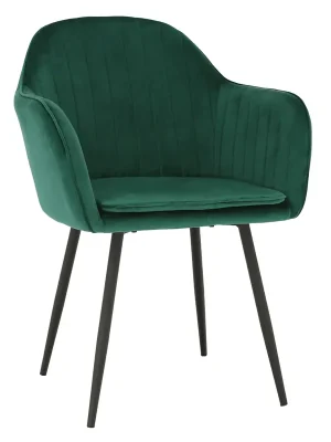Akční Nabídka Designové křeslo, smaragdová Velvet látka, ZIRKON