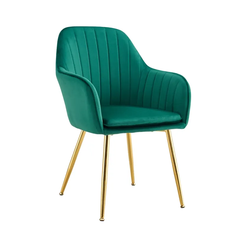 Ihned K Objednání Designové křeslo, smaragdová Velvet látka/gold chrom-zlatý, ADLAM NEW