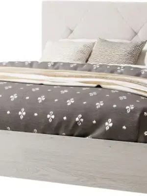ESTEVAN manželská postel 160, bílá/light artwood Must-Have