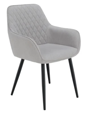 Akční Cena Designové křeslo, světle šedá/černá, OSKOR