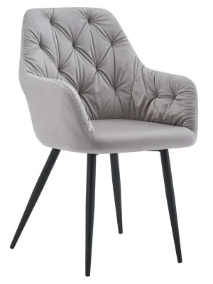 Designové křeslo, šedá Velvet látka, VERIO NEW Jen Po Omezenou Doba