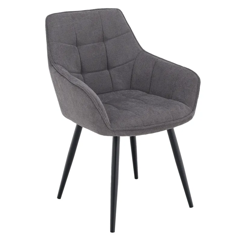 Zlevněný Designové křeslo, šedá/černá, MARKEN
