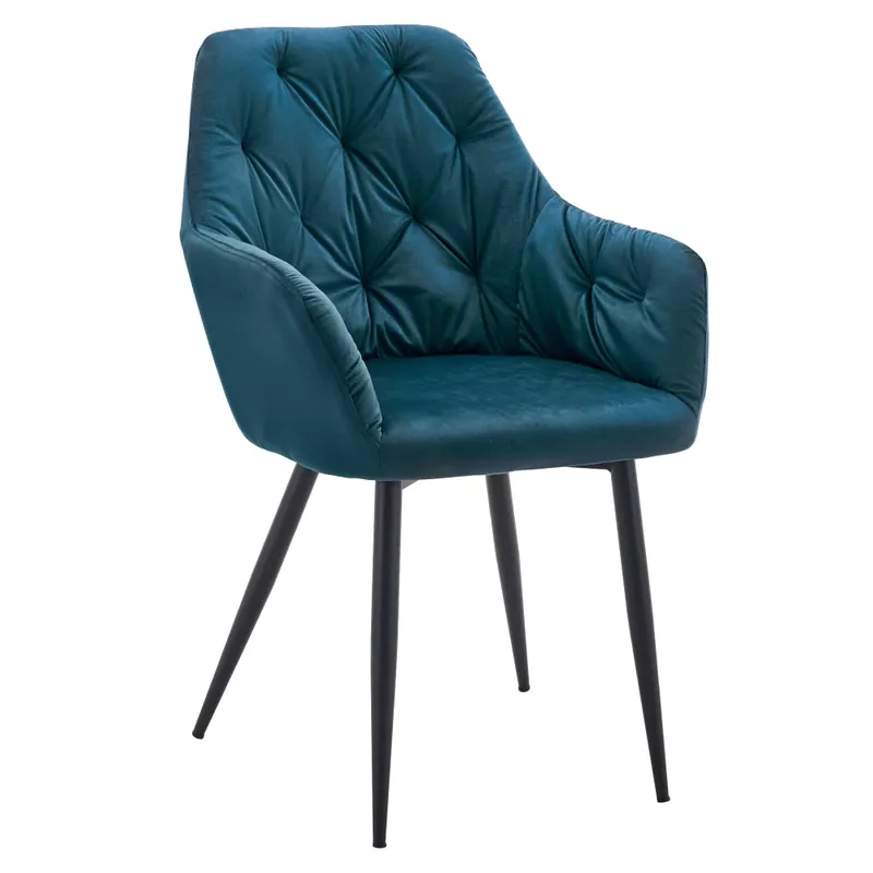 Designové křeslo, tyrkysová Velvet látka, VERIO NEW Cenová Bomba