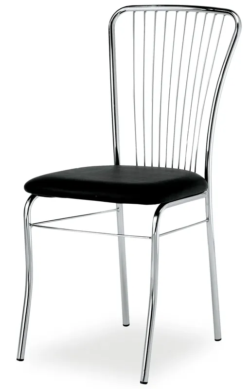 Časově Omezené Dřevěná jídelní židle Irina s chromovým rámem, 120 kg, moderní design