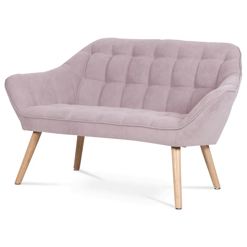 Dvoumístná pohovka, růžová, látka, AK-322 PINK2 Speciální Cena