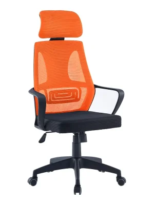 Must-Have Kancelářské křeslo, černá/oranžová, TAXIS NEW