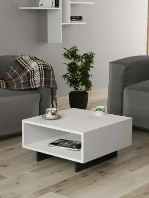 Cenová Bomba HESPERIA, konferenční stolek, bílý / antracit