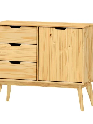 Časově Omezené Komoda 1 dveře + 3 zásuvky BONITO lak