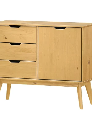 Komoda 1 dveře + 3 zásuvky BONITO vosk Finální Výprodej