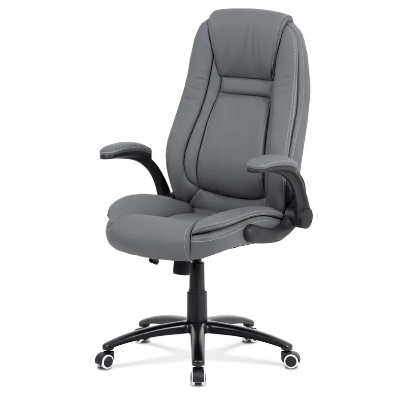 Kancelářské křeslo, houpací mechanismus, šedá ekokůže, KA-G301 GREY Top Prodej