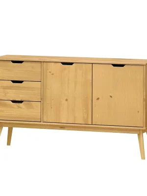 Komoda 2 dveře + 3 zásuvky BONITO vosk Výprodej