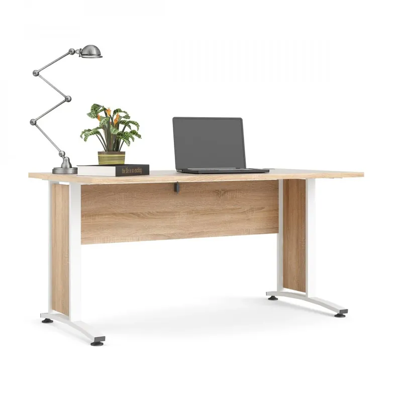 Značkový Psací stůl Office 80400/71 dub sonoma/bílá