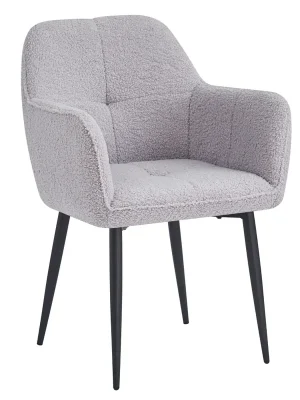 Must-Have Jídelní křeslo, šedá/černá, SENER