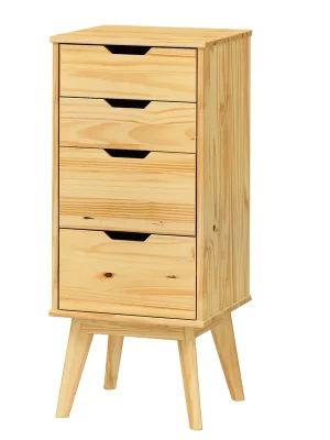 Komoda 2+2 zásuvky BONITO lak Časově Omezené