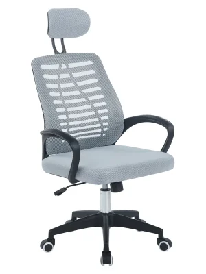 Kancelářské křeslo, šedá/černá, EDRED Must-Have