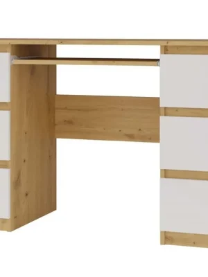Cenově Výhodný Psací stůl Kima dub artisan/bílá