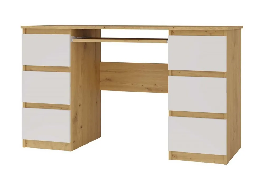 Cenově Výhodný Psací stůl Kima dub artisan/bílá