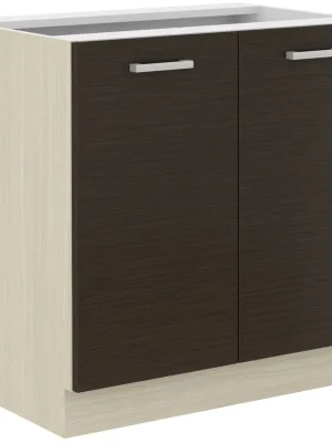 Kup Teď Kuchyňská skříňka Christo 80ZL-2F-BB dub ferrara/legno tmavé