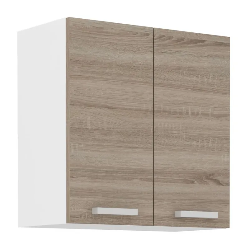 Nejlepší Volba Kuchyňská skříňka Dalton 60-G-2F bílá/dub sonoma truffle