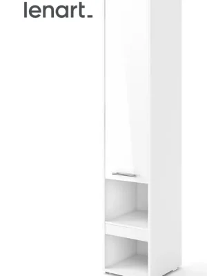Finální Výprodej Skříňka 1D CONCEPT PRO bílá/bílý lesk