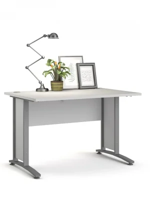 Koupit Online Psací stůl Office 80400/70 bílá/silver grey