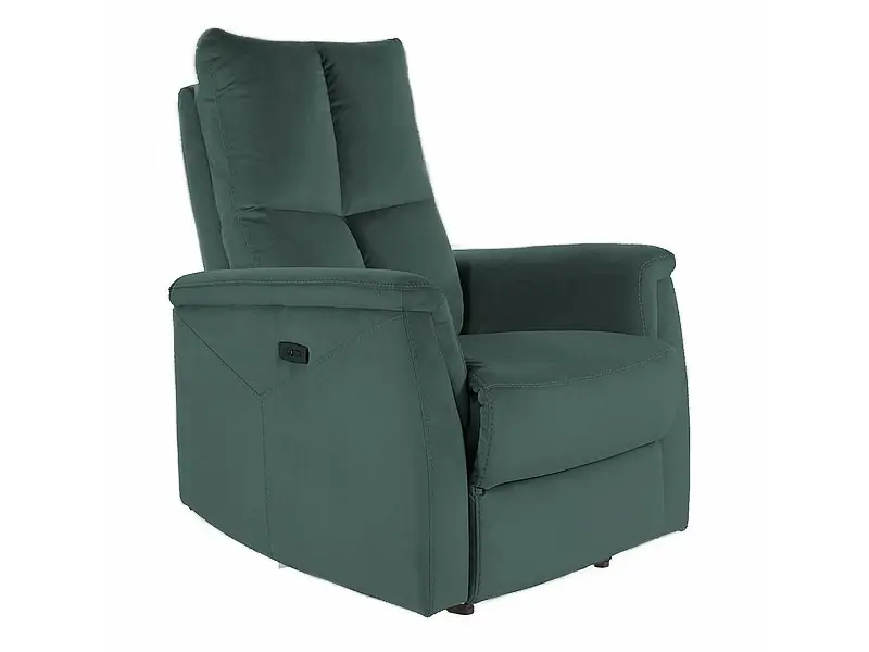 Čalouněné křeslo rozkládací NEPI VELVET zelená Kup Teď