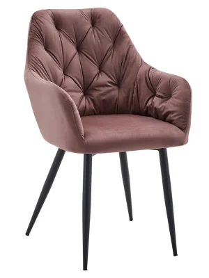 Designové křeslo, tmavě růžová Velvet látka, VERIO NEW Rychlé Dodání