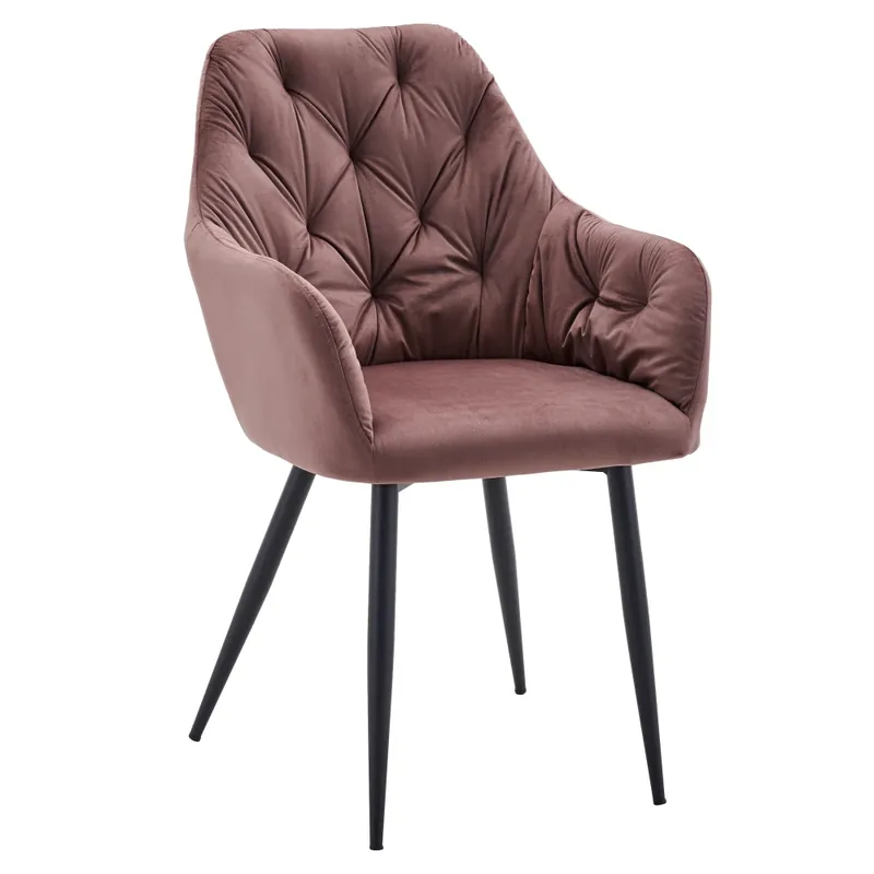 Designové křeslo, tmavě růžová Velvet látka, VERIO NEW Rychlé Dodání