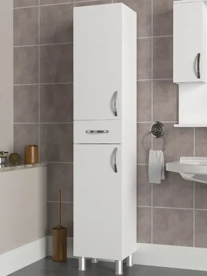 Koupelnová skříňka 2D1S SIVAS bílá Nakupujte Hned